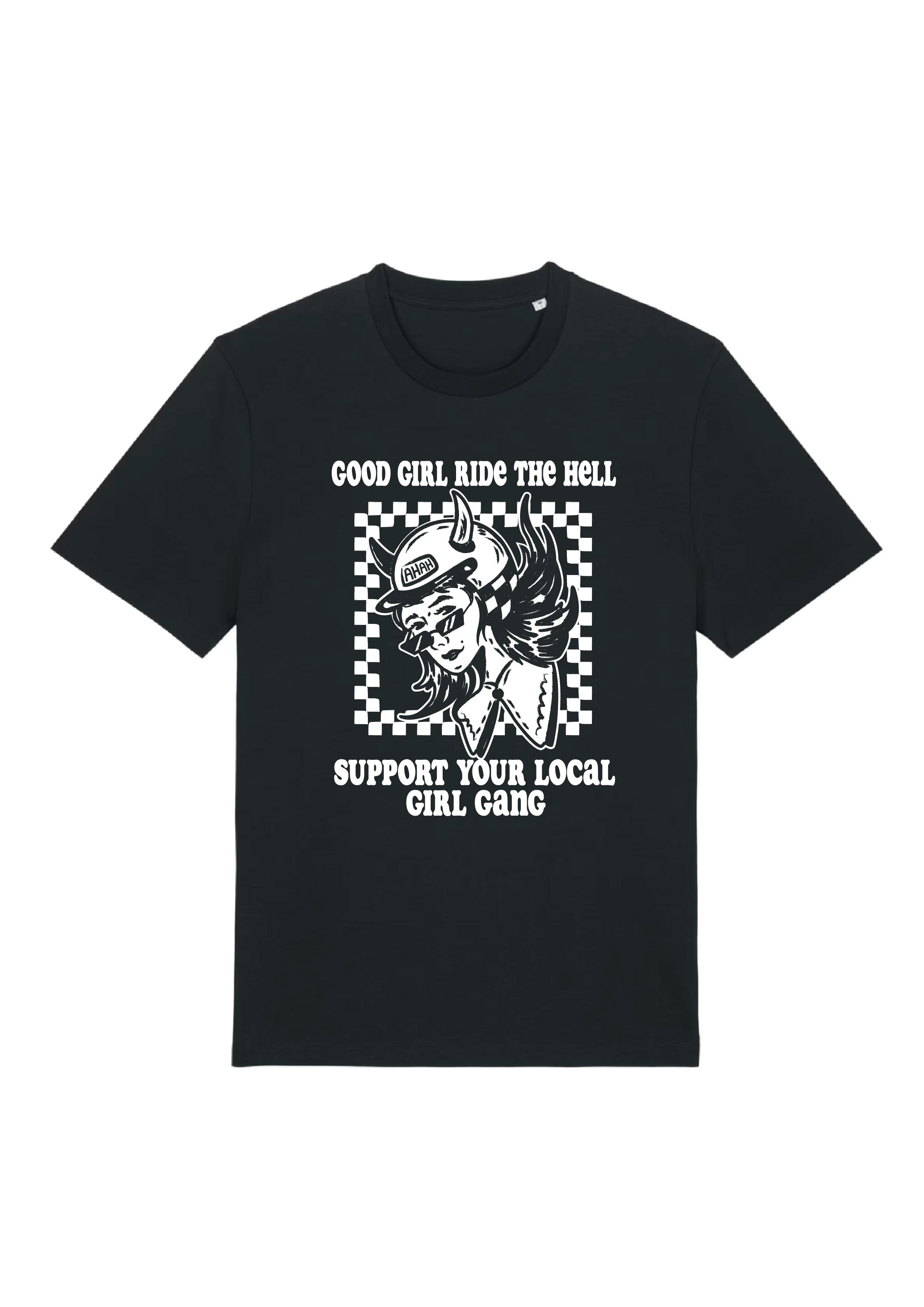 T-shirt Good girl noir